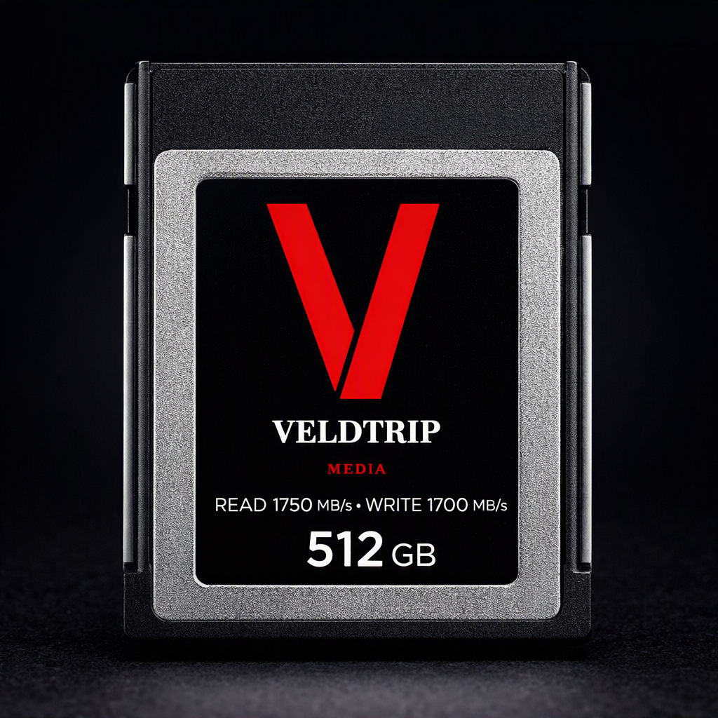 Veldtrip Media CFexpress Type B card, 512 GB